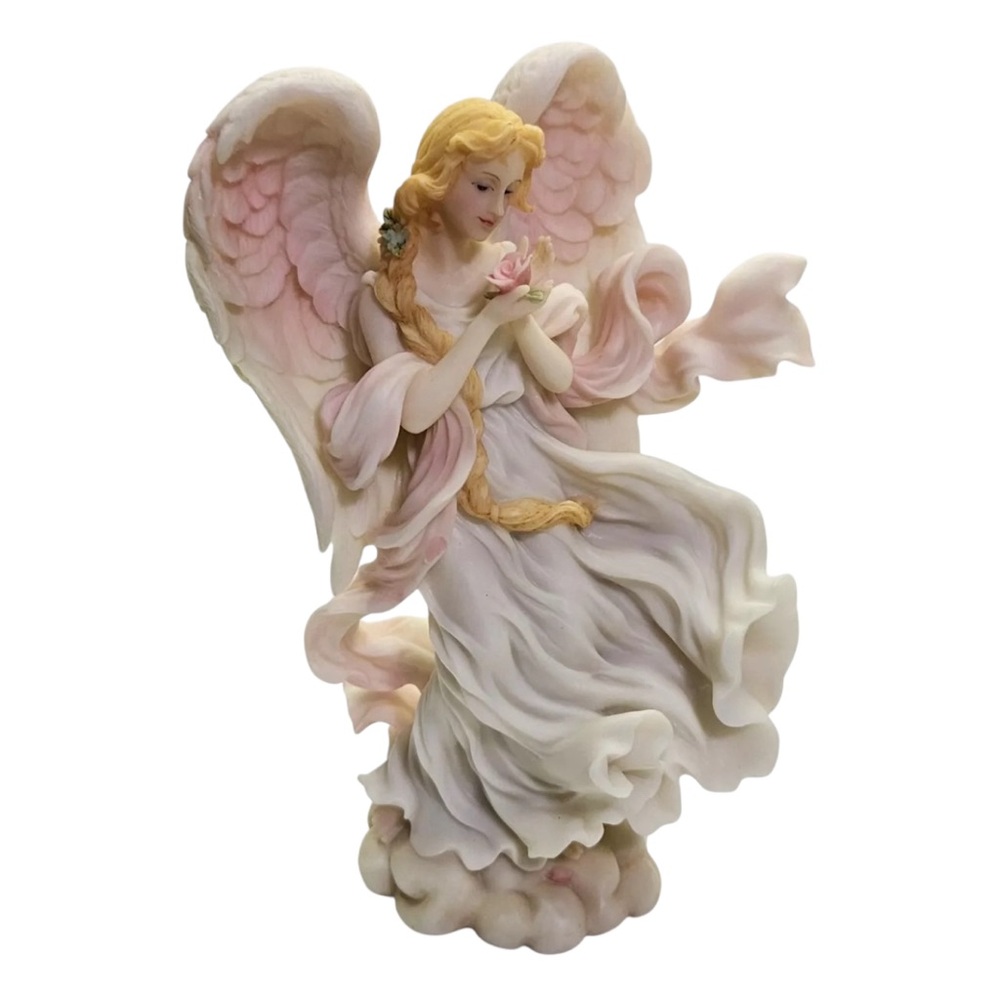 Vintage Seraphim Classics Diana “Heaven’s Rose” Figurine by Roman Inc. (1997)